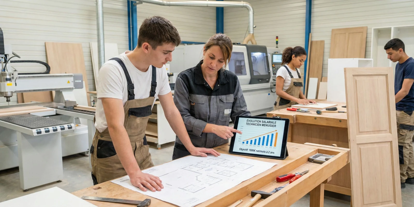 Salaire Bac Pro TMA : Rémunération en Apprentissage et Perspectives en Menuiserie